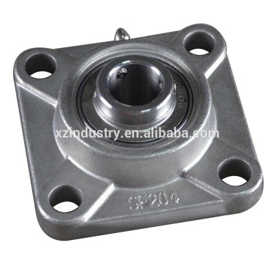 Large size range sucf204 stainless steel pillow block ball bearing